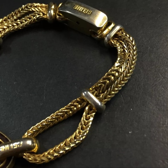 AUTH Celine Triomphe Gold Bracelet - Picture 4 of 6
